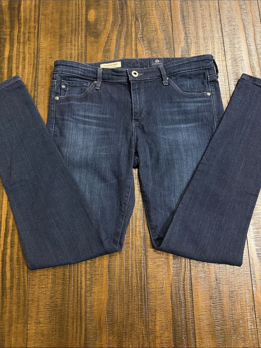 AG Dark Blue Super Skinny Ankle Legging Jeans